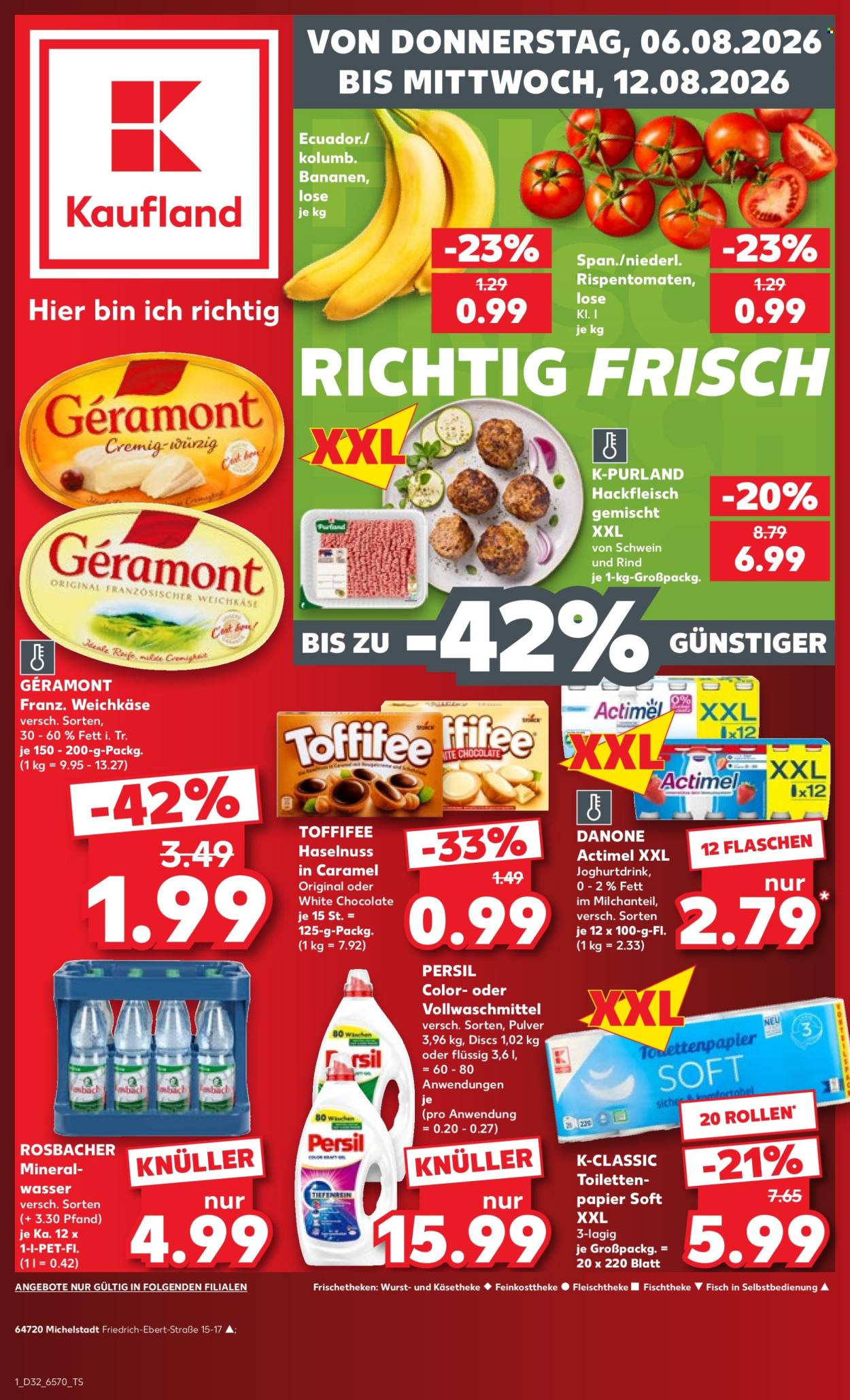 Kaufland Prospekte  - 6.08.2026 - 12.08.2026. Seite 1