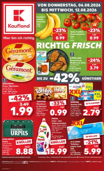 Prospekte Kaufland - 6.08.2026 - 12.08.2026.