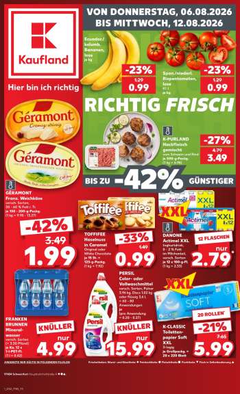 Prospekte Kaufland - 6.08.2026 - 12.08.2026.