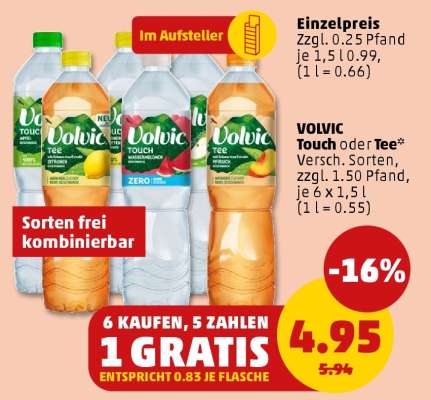 VOLVIC Touch oder Tee