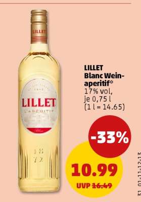 LILLET Blanc Weinaperitif