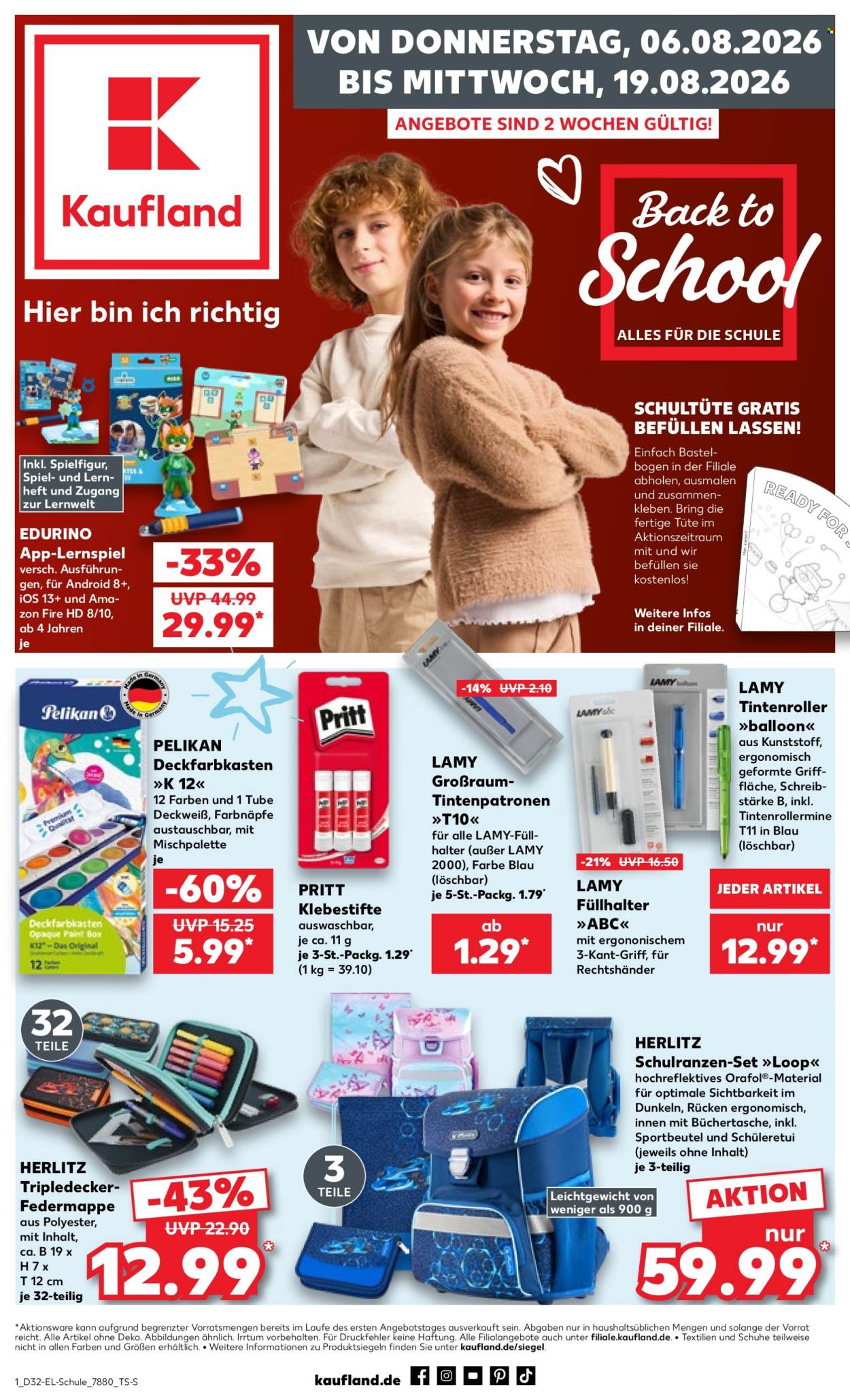 Kaufland Prospekte  - 6.08.2026 - 19.08.2026. Seite 1