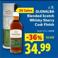 Glenalba Blended Scotch Whisky Sherry Cask Finish