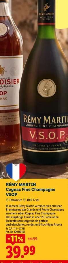 Rémy Martin Cognac Fine Champagne VSOP
