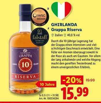 GHIRLANDA Grappa Riserva