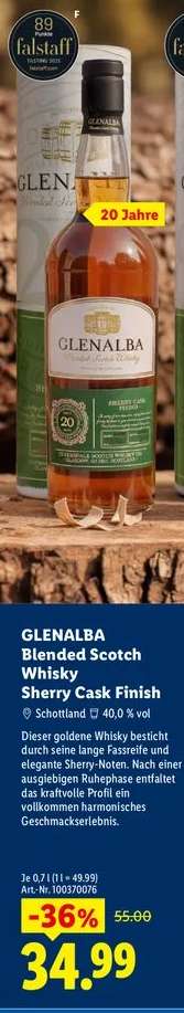 Glenalba Blended Scotch Whisky Sherry Cask Finish