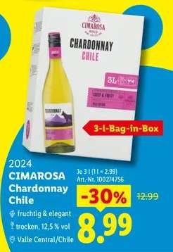 Cimarosa Chardonnay Chile