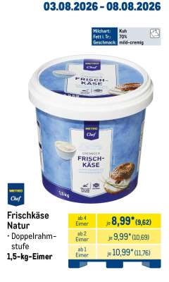 Frischkäse Natur