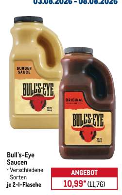 Bull’s Eye Saucen