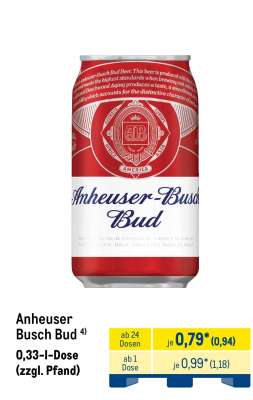 ANHEUSER-BUSCH BUD