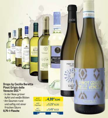 Drops by Cecilia Beretta Pinot Grigio delle Venezie DOC