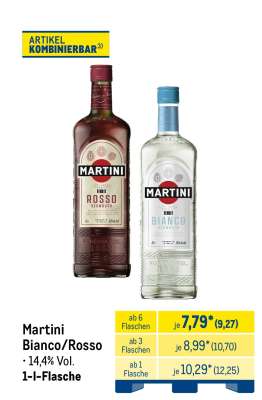 Martini Bianco/Rosso
