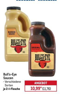 Bull’s Eye Saucen