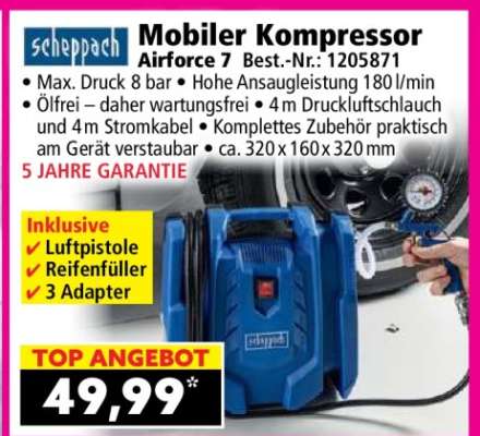 Mobiler Kompressor Airforce 7