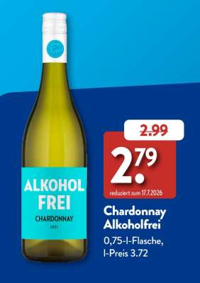 Chardonnay alkoholfrei