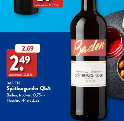 BADEN Spätburgunder QbA
