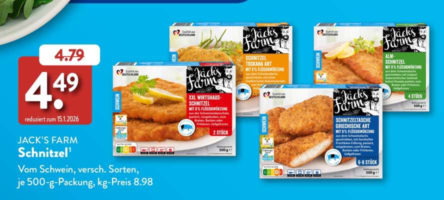 JACK'S FARM Schnitzel