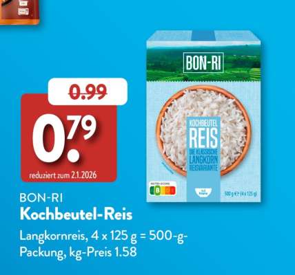 BON-RI Kochbeutel-Reis
