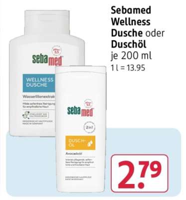Sebamed Wellness Dusche oder Duschöl