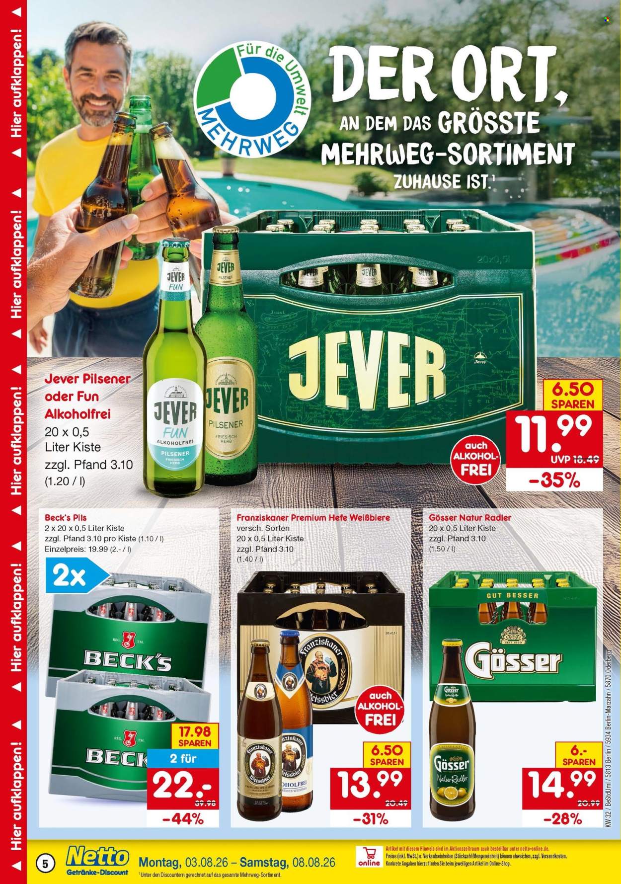 Leták Netto Marken-Discount - 3.8.2026 - 8.8.2026. Strana 5