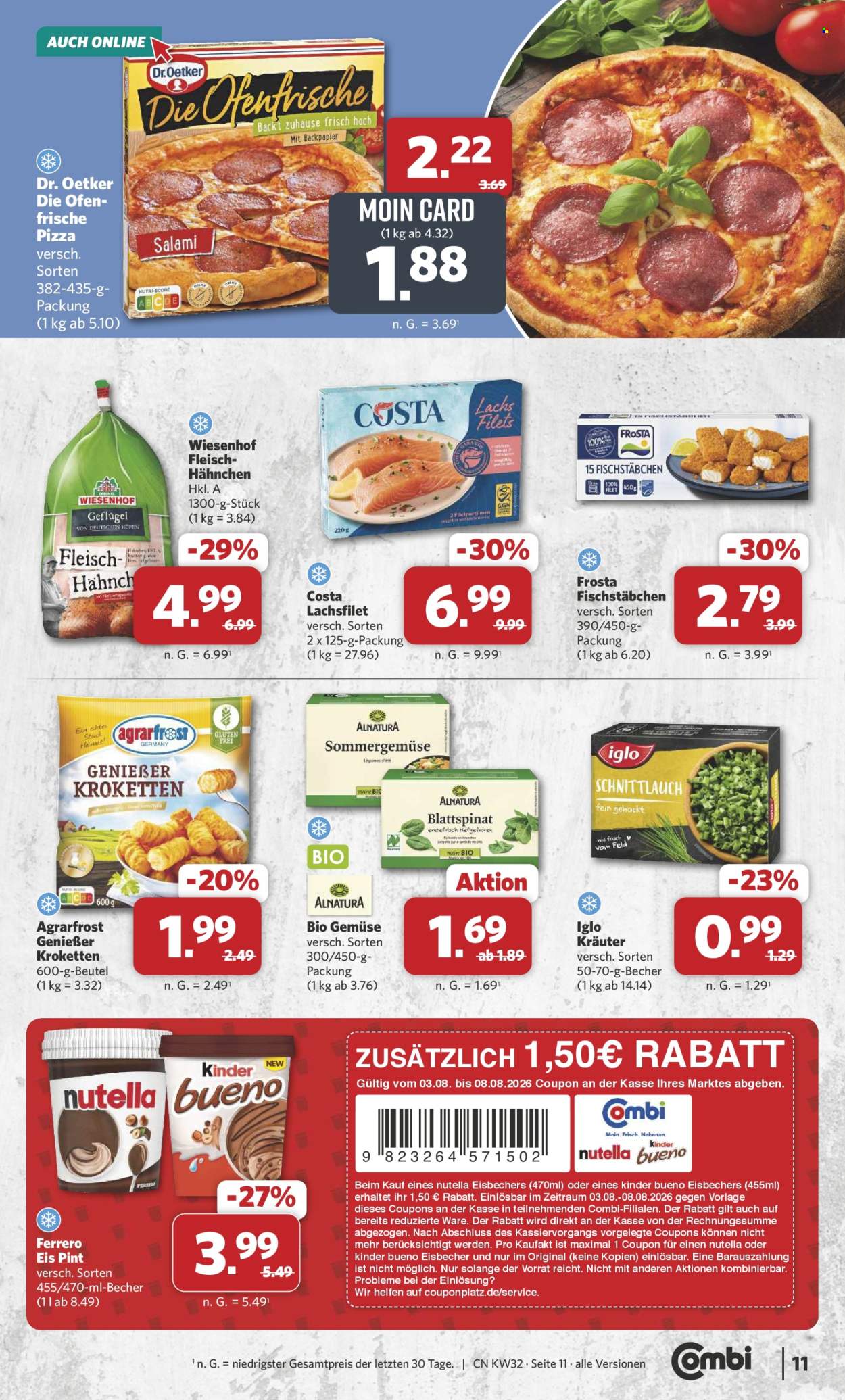 Combi Prospekte  - 3.08.2026 - 8.08.2026. Seite 11
