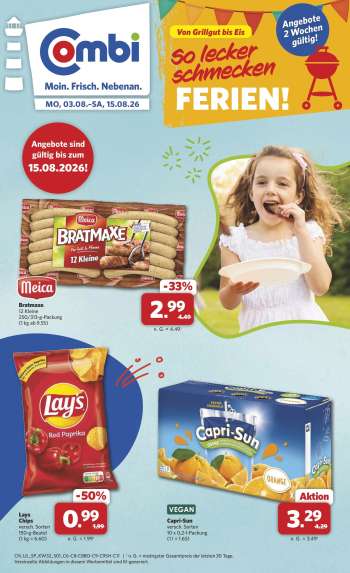 Prospekte Combi - 3.08.2026 - 15.08.2026.