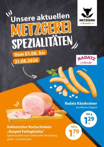 Prospekte V-Markt - 1.08.2026 - 31.08.2026.