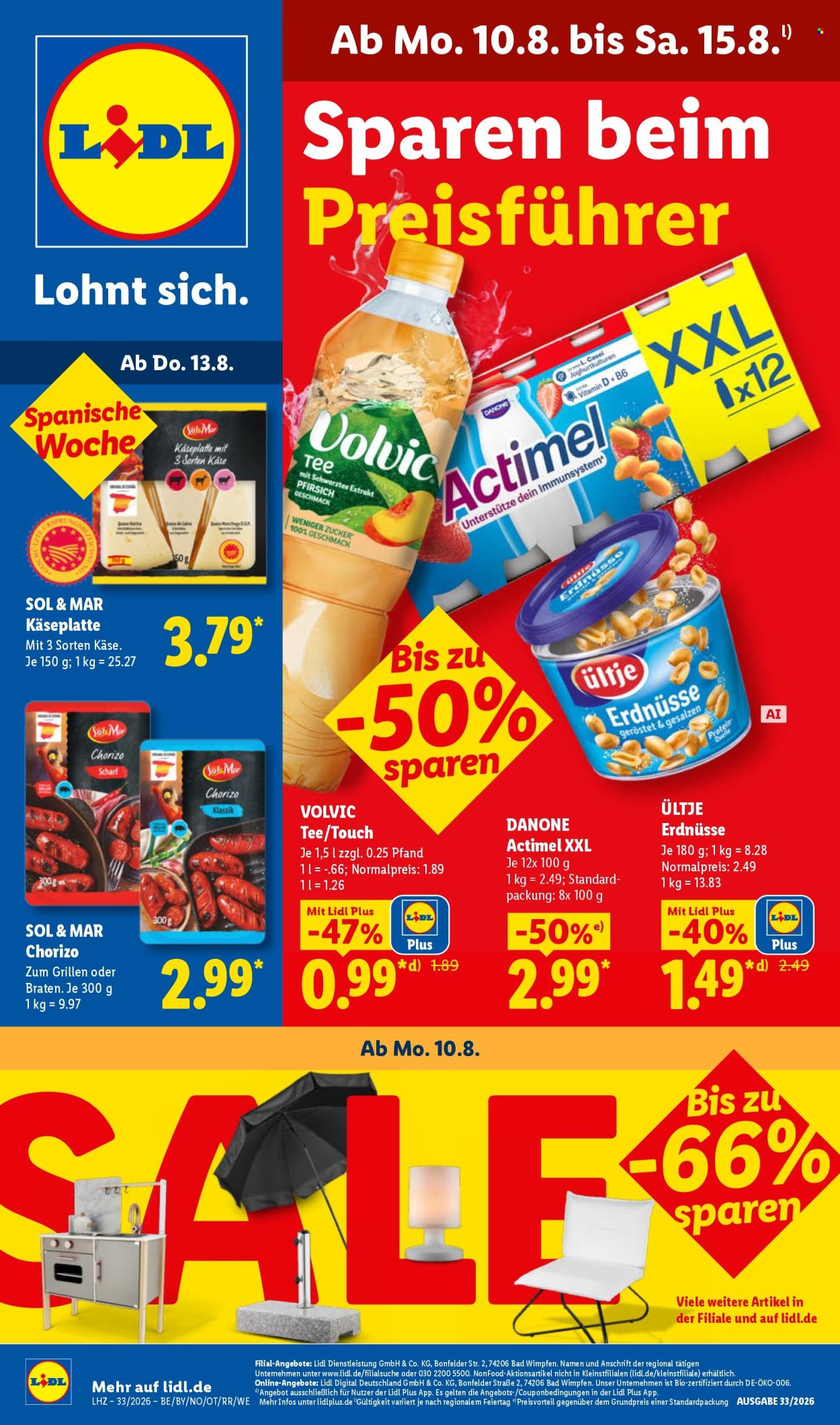 Lidl Prospekte  - 10.08.2026 - 15.08.2026. Seite 1