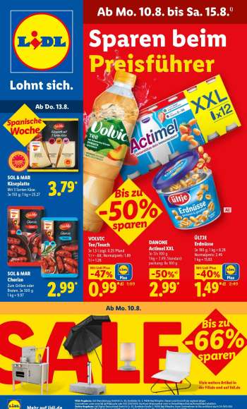 Prospekte Lidl - 10.08.2026 - 15.08.2026.