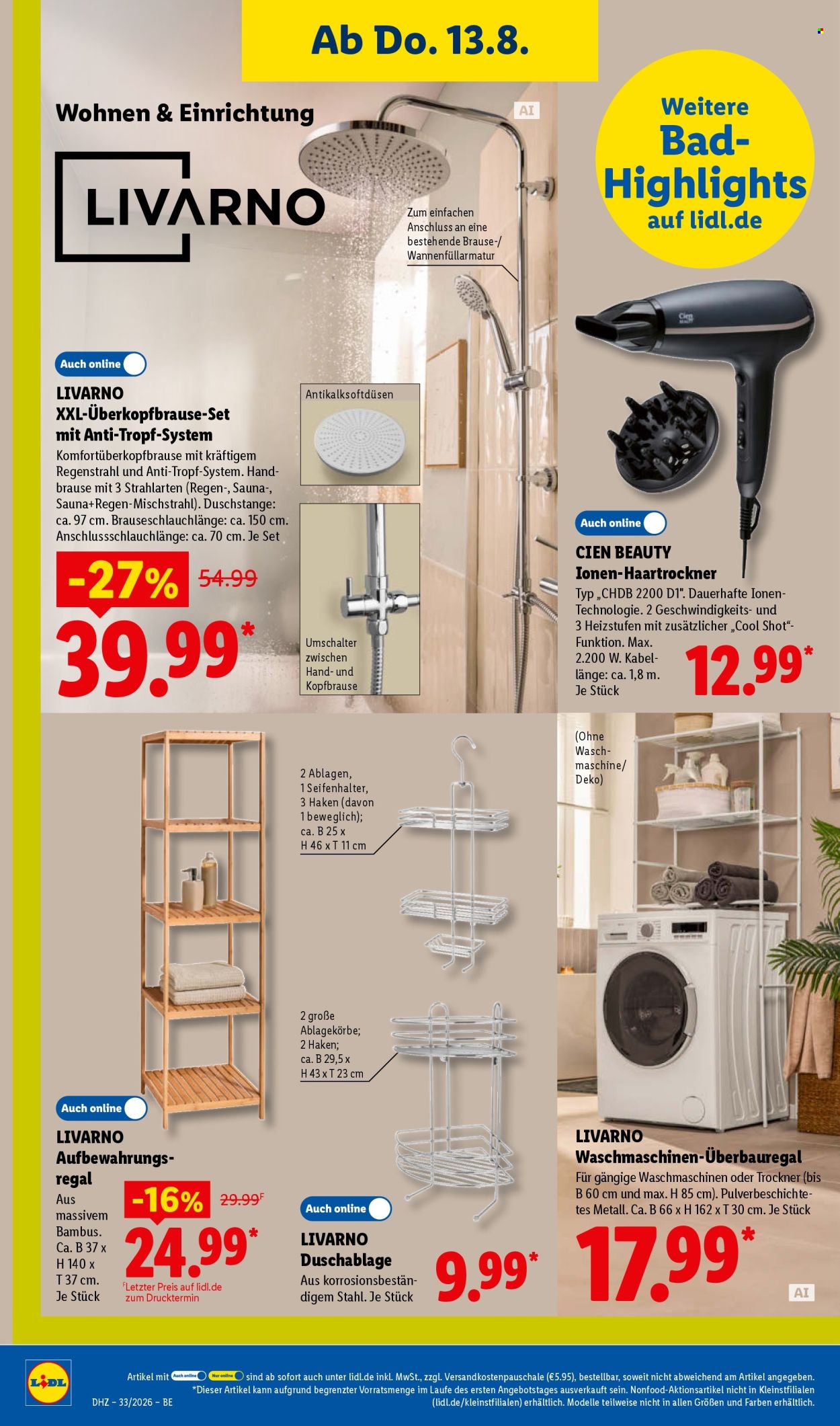 Lidl Prospekte  - 10.08.2026 - 15.08.2026. Seite 52