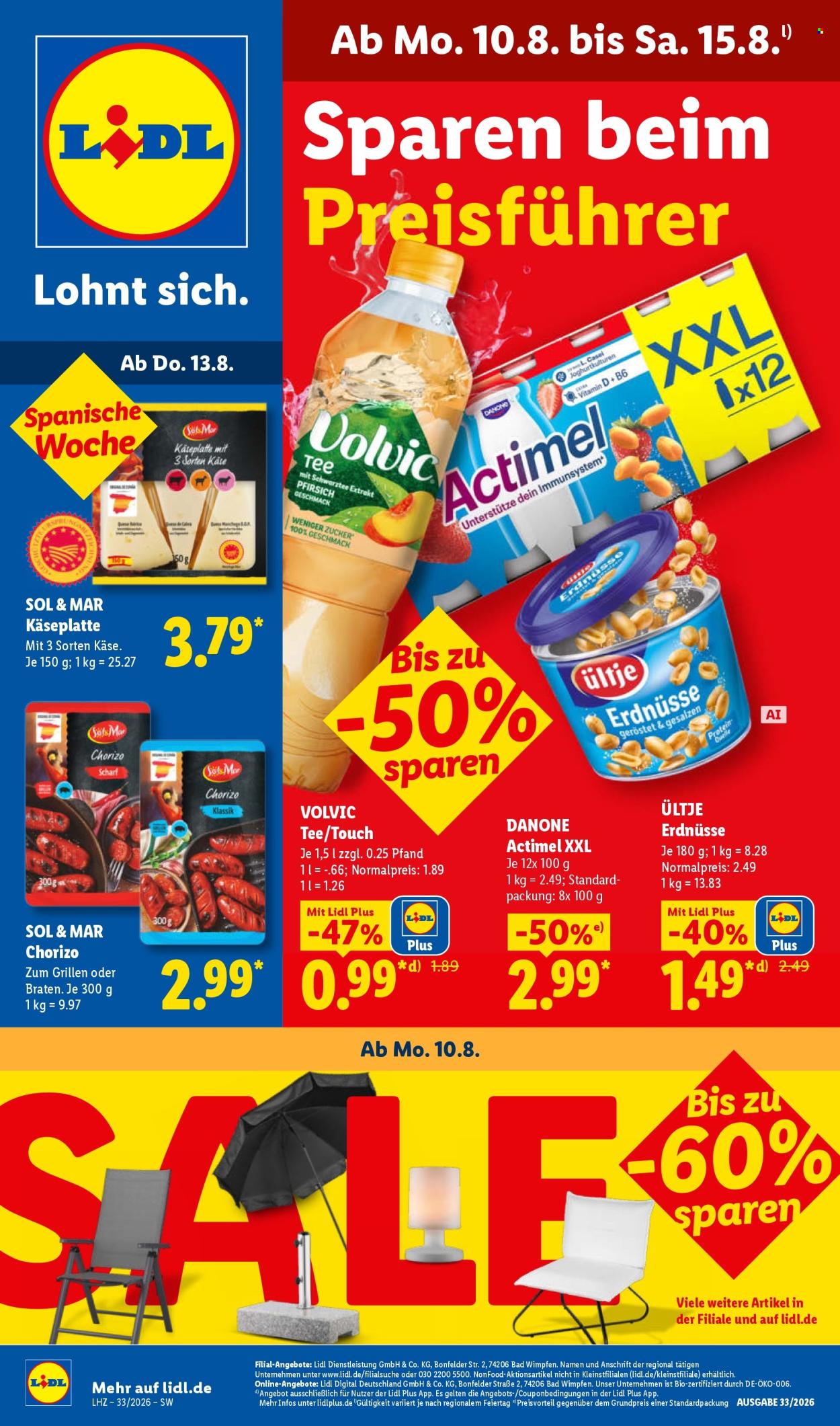Lidl Prospekte  - 10.08.2026 - 15.08.2026. Seite 1
