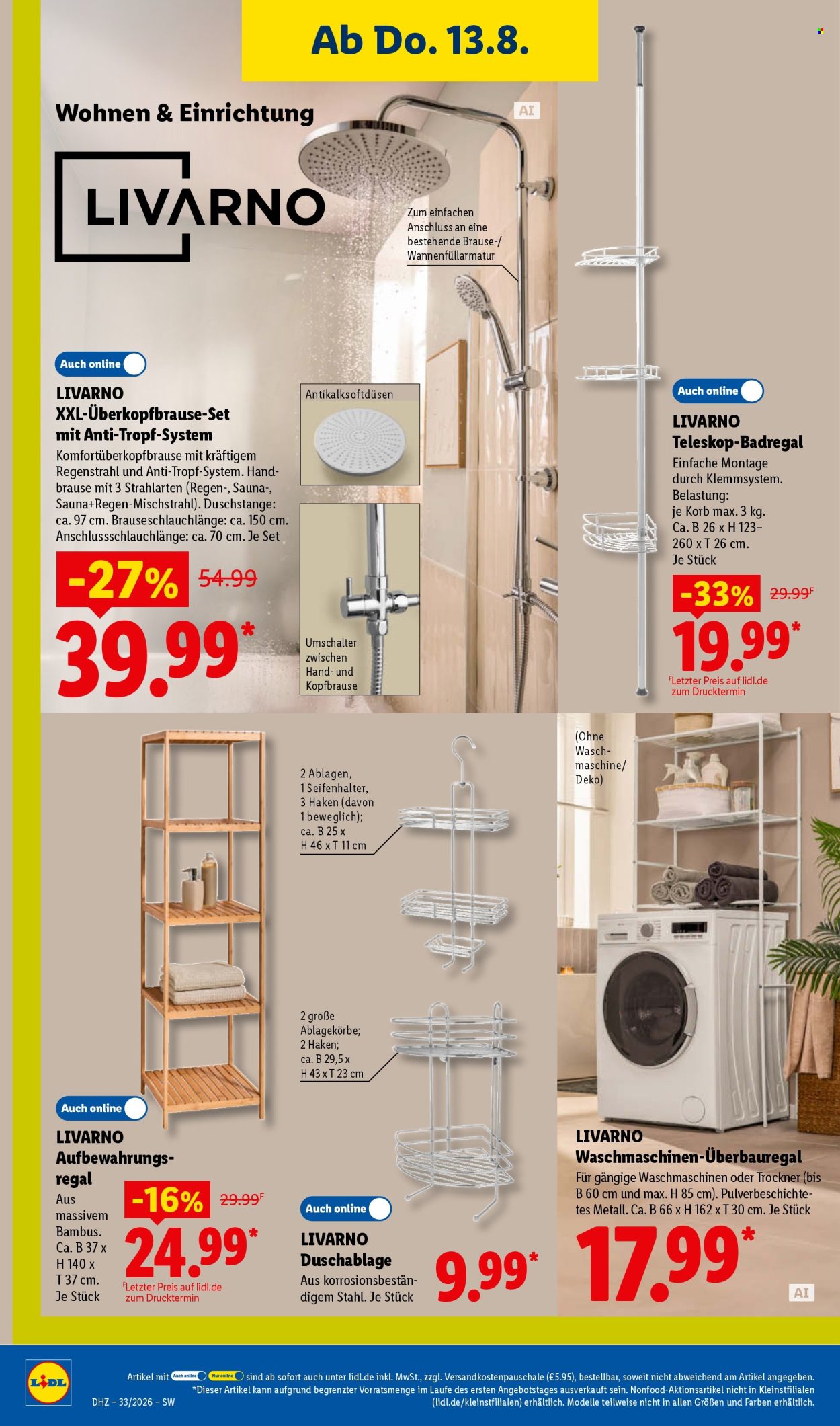 Lidl Prospekte  - 10.08.2026 - 15.08.2026. Seite 52