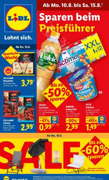 Prospekte Lidl - 10.08.2026 - 15.08.2026.