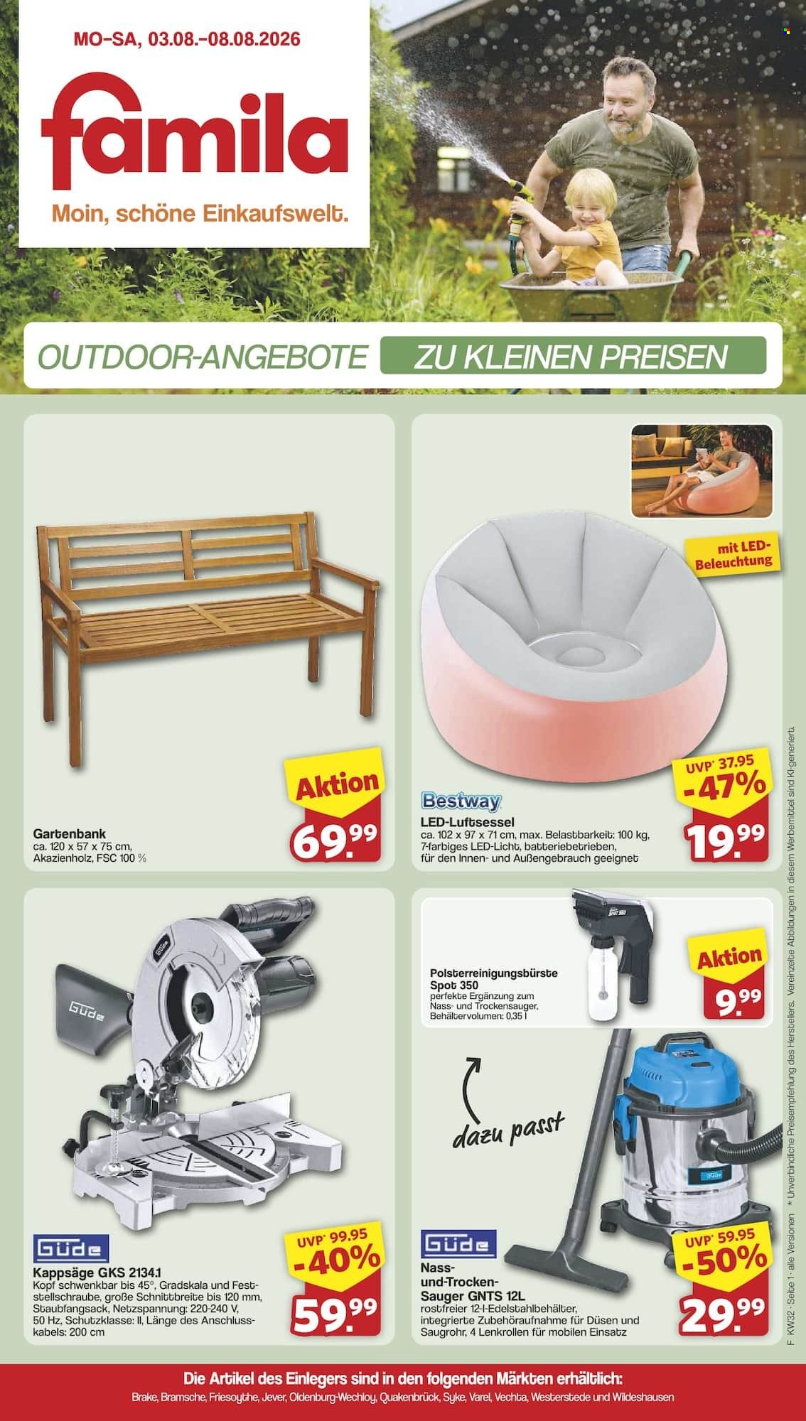 famila Prospekte  - 3.08.2026 - 8.08.2026. Seite 1