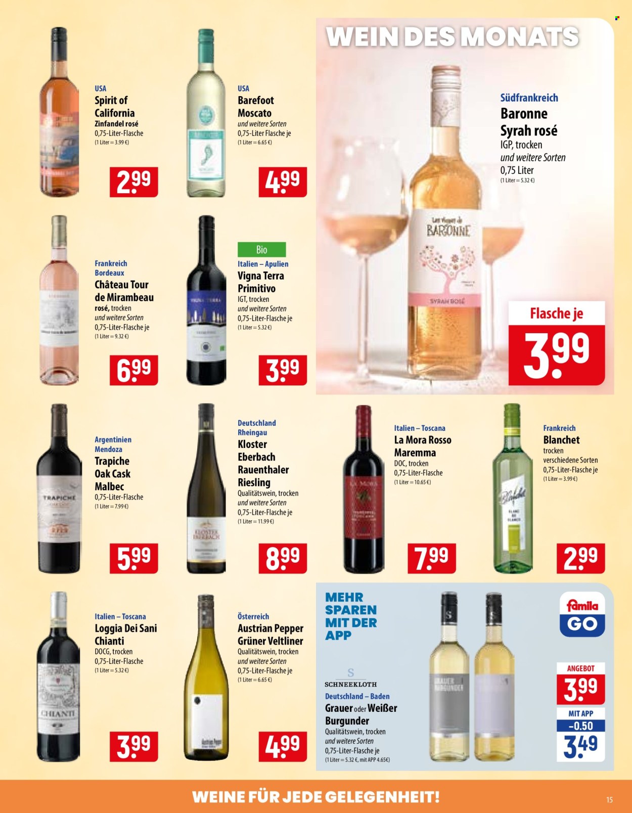 famila Prospekte  - 3.08.2026 - 8.08.2026. Seite 15