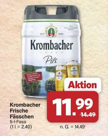 Krombacher Frische-Fässchen