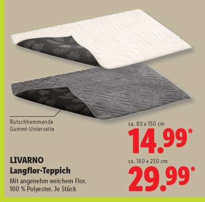 LIVARNO Langflor-Teppich