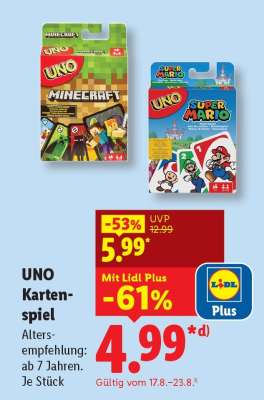 UNO Kartenspiel