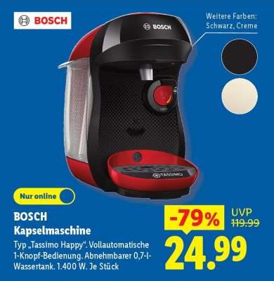 BOSCH Kapselmaschine