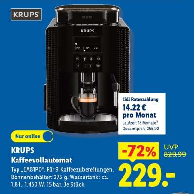 KRUPS Kaffeevollautomat