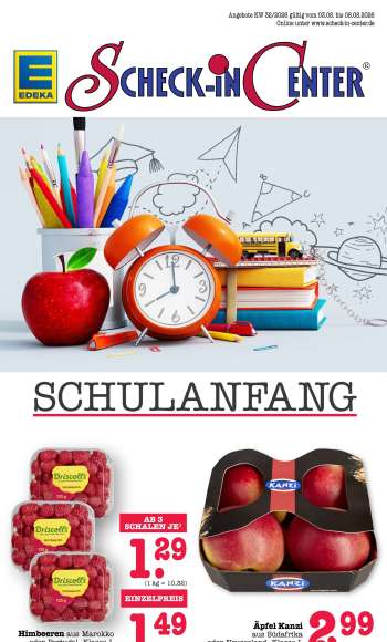 Prospekte Scheck-in - 3.08.2026 - 8.08.2026.