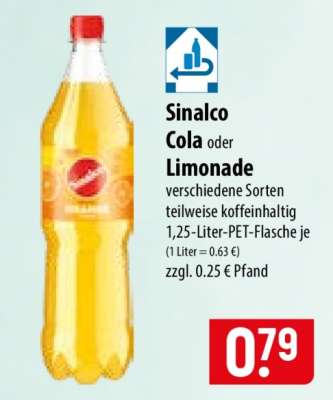 Sinalco Cola oder Limonade