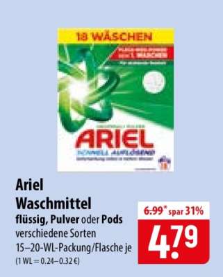 Ariel Waschmittel*