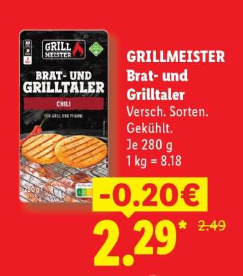 Grillmeister Brat- und Grilltaler