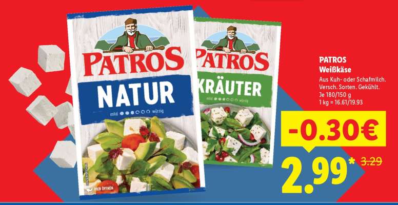 Patros Weißkäse