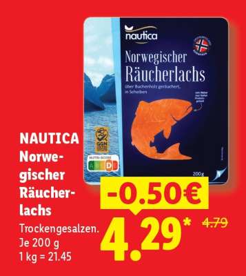 Nautica Norwegischer Räucherlachs
