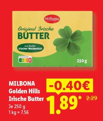 Milbona Golden Hills Irische Butter