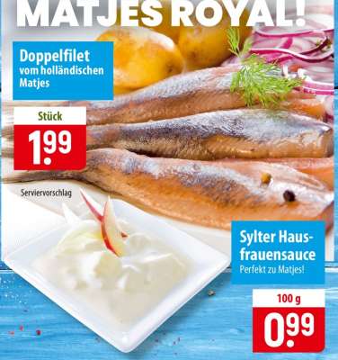Doppelfilet vom holländischen Matjes