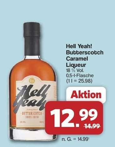 Hell Yeah! Butterscotch Caramel Liqueur
