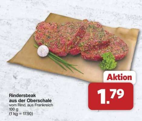 Rindersteak aus der Oberschale